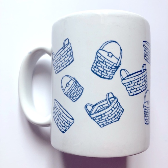 Vintage Coffee Mug Baskets Ceramic - Picture 2 of 13